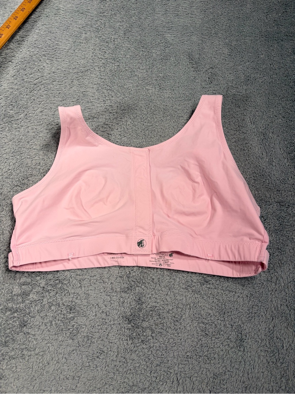 Masthead Elizabeth pink surgical bra XL